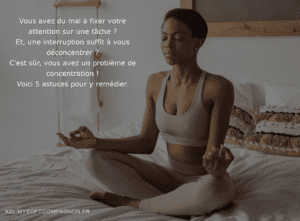 Résoudre le probleme de concentration avec le yoga